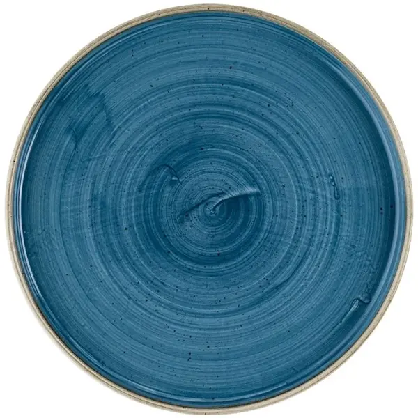 Borden | STONECAST | Keramiek | Donkerblauw | 6 Stuks | Ø260x20(h)mm