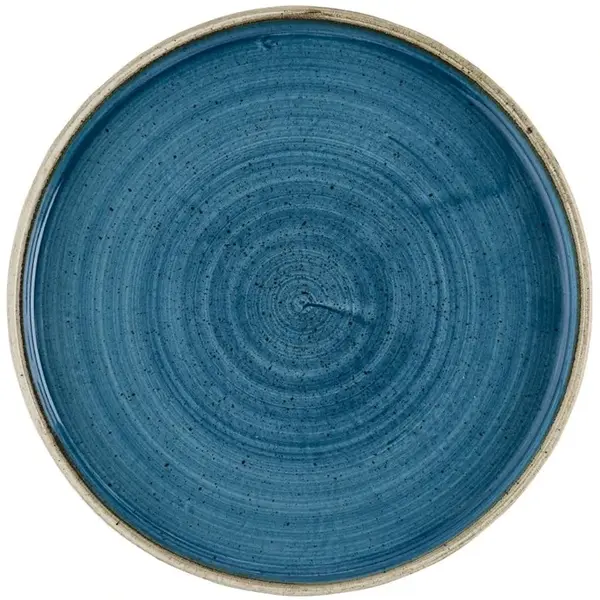 Borden | STONECAST | Keramiek | Donkerblauw | 6 Stuks | Ø210x20(h)mm