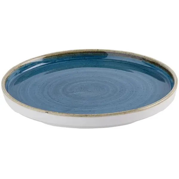 Borden | STONECAST | Keramiek | Donkerblauw | 6 Stuks | Ø210x20(h)mm
