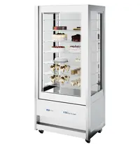ISA Koel-/Vriesvitrine | CRISTAL TOWER | 718L | RVS/Wit | -15°C/-18°C & +1°C/+10°C | Geforceerd | 6 Niveaus | Wielen (Geremd) | 930x745x2062(h)mm