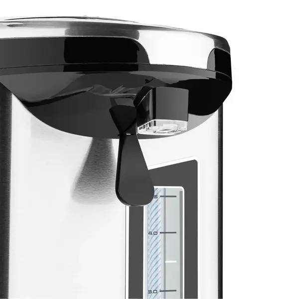 Heetwaterdispenser | RVS/Zwart | 4.7L | 40°C/100°C | 0.75kW (230V) | Elektrische Pomp + Handsfree Tap | Dubbelwandig | 215x300x370(h)mm