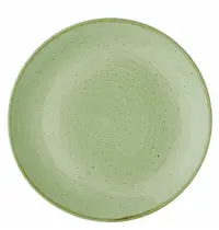 Churchill Coupeborden | STONECAST | Keramiek | Saliegroen | 12 Stuks | Ø275mm