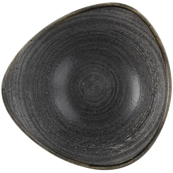 Kommen | STONECAST RAW | Porselein | Zwart | 37cl | 12 Stuks | Ø185mm