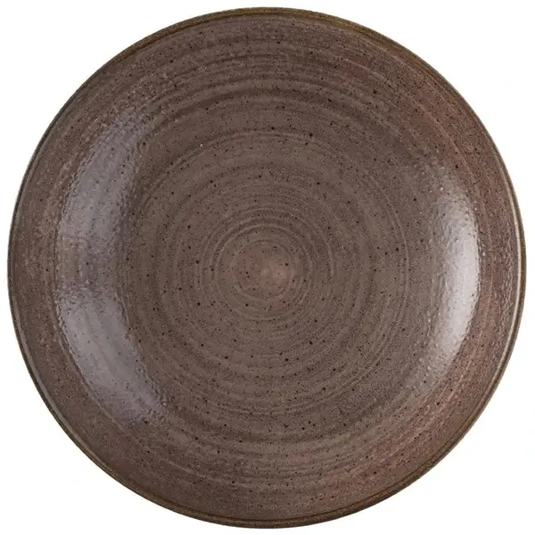 Coupeschalen | STONECAST RAW | Porselein | Bruin | 113.6cl | 12 Stuks | Ø248x36(h)mm