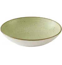 Churchill Coupeschalen | STONECAST RAW | Porselein | Lichtgroen | 113.6cl | 12 Stuks | Ø248x36(h)mm 