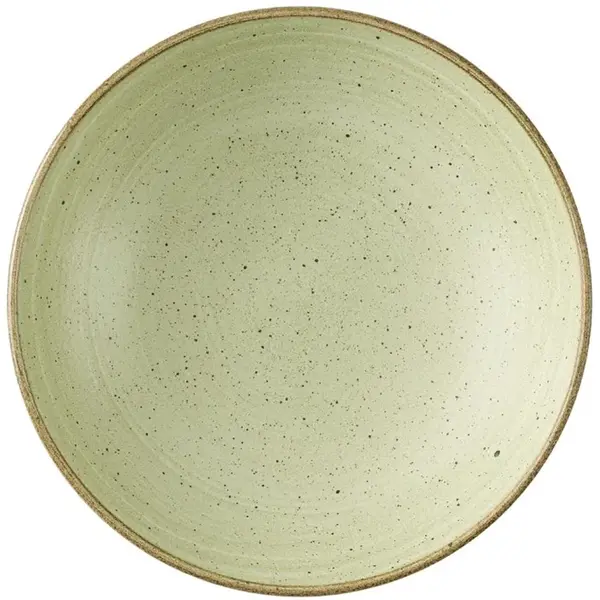 Coupeschalen | STONECAST RAW | Porselein | Lichtgroen | 42.6cl | 12 Stuks | Ø182x30(h)mm