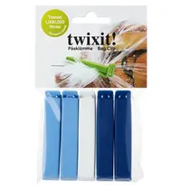 Twixit Zaksluiters | Kunststof | Div. Kleuren | 5 Stuks | 80mm