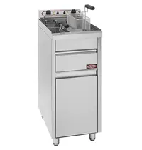 Stilfer Friteuse | Elektrisch | 10+10L | 7.3kW (400V) | Aftapkranen | 400x600x900(h)mm