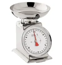 Louis Tellier Keukenweegschaal | RVS | Max. 5kg | 20g Nauwkeurig | Mechanisch | 170x210x280(h)mm 