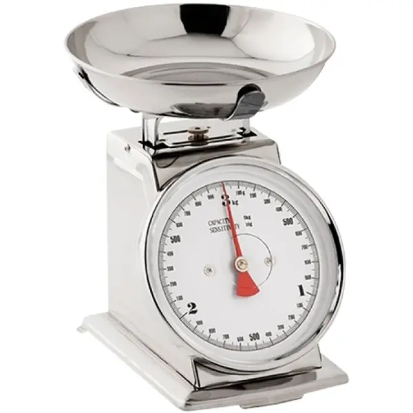 Keukenweegschaal | RVS | Max. 5kg | 20g Nauwkeurig | Mechanisch | 170x210x280(h)mm