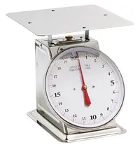 Louis Tellier Keukenweegschaal | RVS | Max. 20kg | 100g Nauwkeurig | Mechanisch | 260x250x260(h)mm 