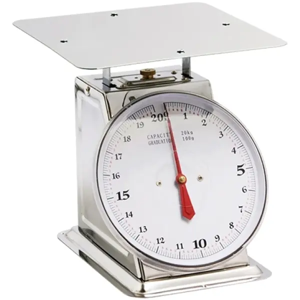 Keukenweegschaal | RVS | Max. 20kg | 100g Nauwkeurig | Mechanisch | 260x250x260(h)mm