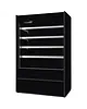 Fogal Wandkoeling | ALASKA | Zwart | +3°C/+5°C | Geforceerd | Open | 1510x635x1950(h)mm 