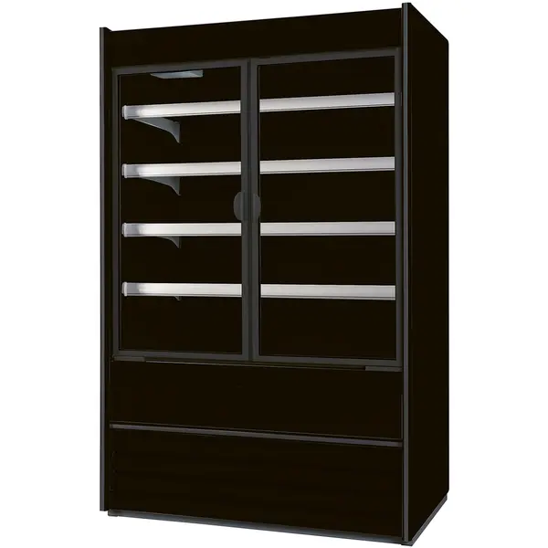 Wandkoeling | ALASKA | Zwart | +3°C/+5°C | Geforceerd | Draaideuren | 710x635x1950(h)mm