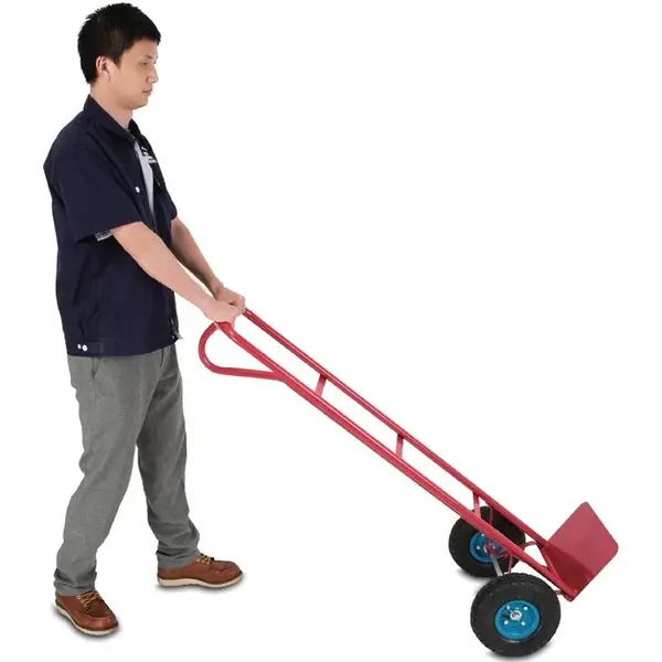 Steekwagen | Staal | Rood | Max. 250kg | Wielen | 350x340x1300(h)mm