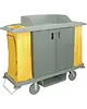 Jantex Huishoudwagen | Kunststof | 3 Niveaus | Incl. Waszakken | Wielen (Geremd) | 1540x540x1285(h)mm 