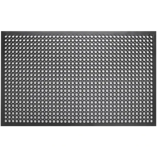 Antivermoeidheidsmat | Rubber | Zwart | 1500x900x12(h)mm