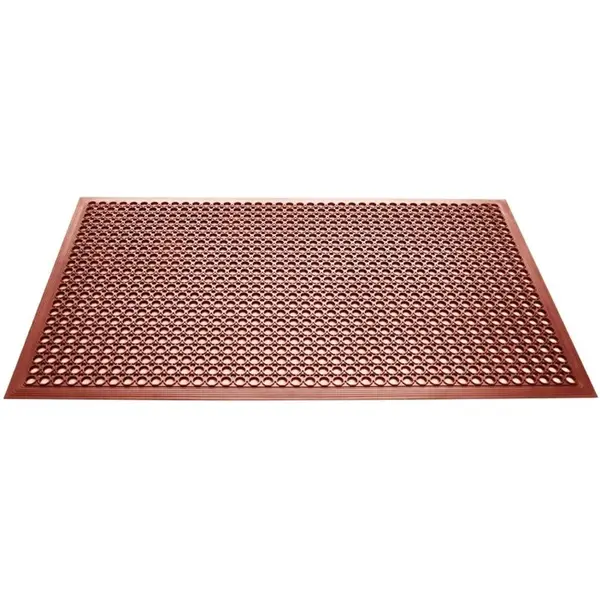 Antivermoeidheidsmat | Rubber | Rood | 1500x900x12(h)mm