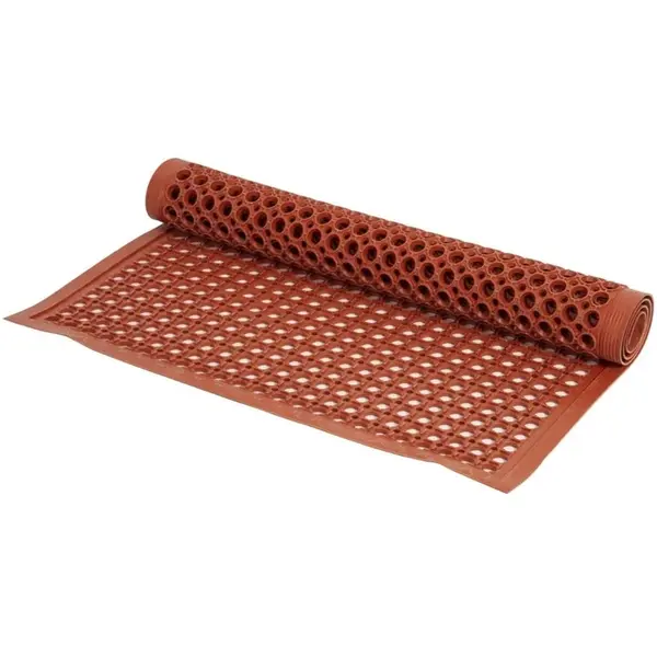 Antivermoeidheidsmat | Rubber | Rood | 1500x900x12(h)mm