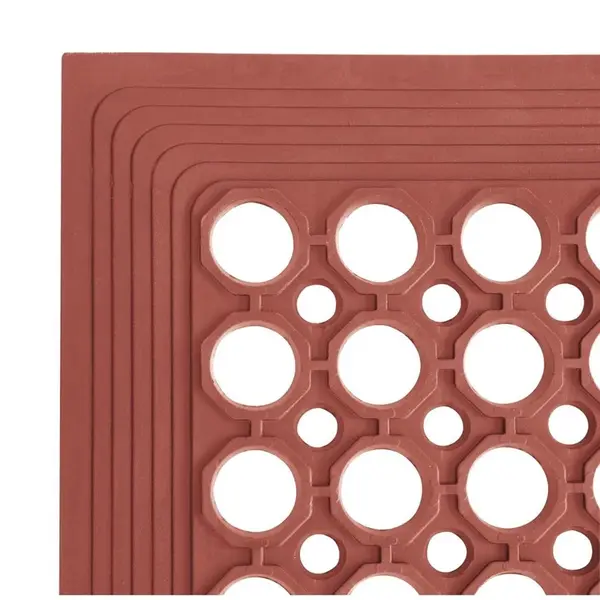 Antivermoeidheidsmat | Rubber | Rood | 1500x900x12(h)mm
