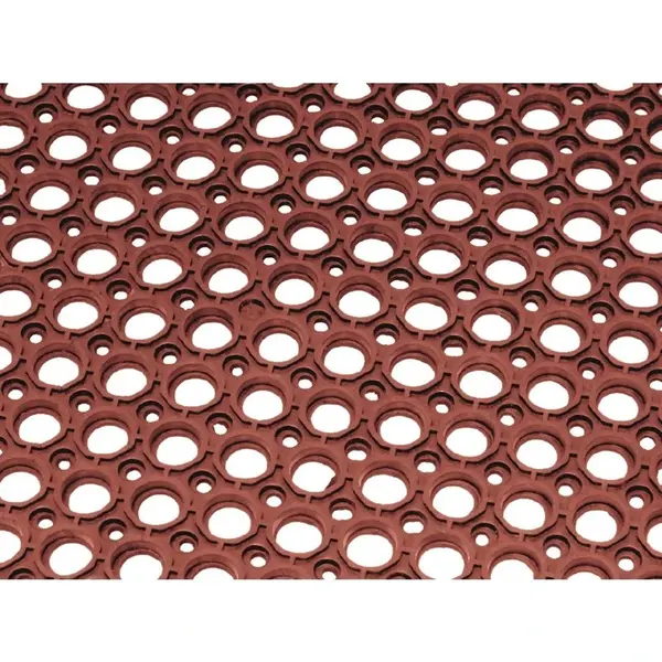 Antivermoeidheidsmat | Rubber | Rood | 1500x900x12(h)mm