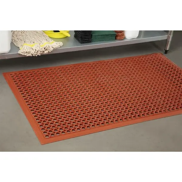 Antivermoeidheidsmat | Rubber | Rood | 1500x900x12(h)mm