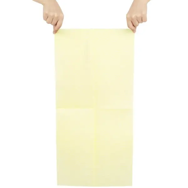 Schoonmaakdoeken | Viscose/Kunststof | Geel | Niet-Geweven | 50 Stuks | 600x300mm