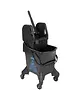 Jantex Rolemmer + Wringer | Zwart | 20L | Blauw (Kleurcodering) | 550x370x930(h)mm 