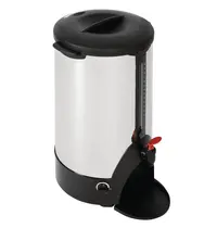Caterlite Heetwaterdispenser | RVS/Zwart | 20L | 2.2kW (230V) | Dubbelwandig | Lekbak | 304x387x560(h)mm