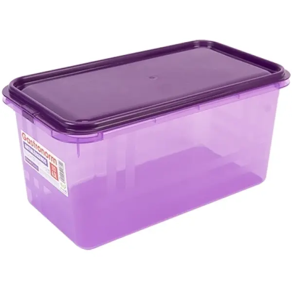 Voedseldoos | Kunststof | 6.5L | 1/3 GN | Hoogte 150mm | Incl. Deksel | 325x176x150(h)mm