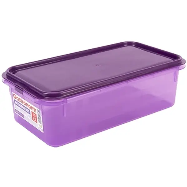 Voedseldoos | Kunststof | 4.3L | 1/3 GN | Hoogte 100mm | Incl. Deksel | 325x176x100(h)mm