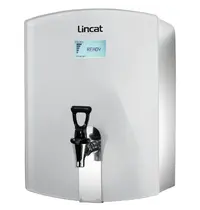 Lincat Heetwaterdispenser | FilterFlow | RVS | 3.5L | 70°C/96°C | 3kW (230V) | Wateraansluiting + Filtering | Touchscreen | Dubbelwandig | Wandmontage | 300x184x413(h)mm