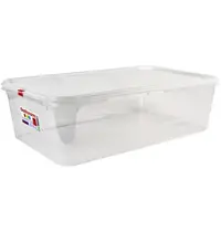 Great Plastic Voedseldoos | Kunststof | 21L | 1/1 GN | Hoogte 150mm | Incl. Deksel | 530x325x150(h)mm