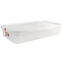 Great Plastic Voedseldoos | Kunststof | 14L | 1/1 GN | Hoogte 100mm | Incl. Deksel | 530x325x100(h)mm
