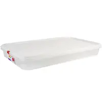 Great Plastic Voedseldoos | Kunststof | 9L | 1/1 GN | Hoogte 65mm | Incl. Deksel | 530x325x65(h)mm
