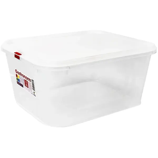 Voedseldoos | Kunststof | 10L | 1/2 GN | Hoogte 150mm | Incl. Deksel | 325x265x150(h)mm