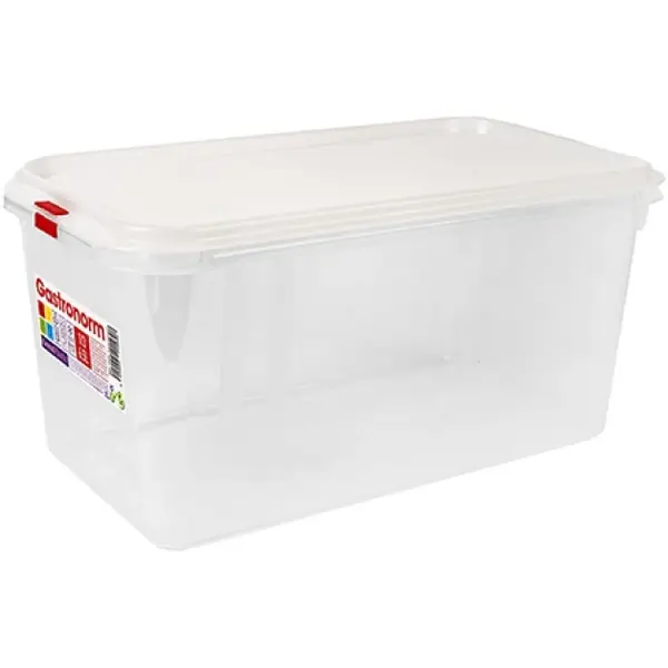 Voedseldoos | Kunststof | 6.5L | 1/3 GN | Hoogte 150mm | Incl. Deksel | 325x176x150(h)mm