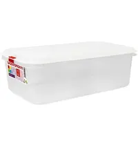 Great Plastic Voedseldoos | Kunststof | 4.3L | 1/3 GN | Hoogte 100mm | Incl. Deksel | 325x176x100(h)mm
