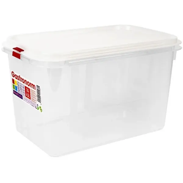 Voedseldoos | Kunststof | 4.5L | 1/4 GN | Hoogte 150mm | Incl. Deksel | 265x162x150(h)mm