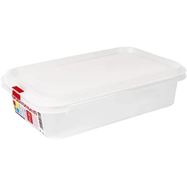 Voedseldoos | Kunststof | 2L | 1/4 GN | Hoogte 65mm | Incl. Deksel | 265x162x65(h)mm