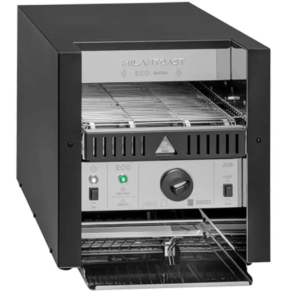 Doorlooptoaster | RVS | Dubbel | ≤600/u | Warmhoudfunctie | 1.85kW (230V) | 350x440x380(h)mm