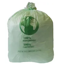 Jantex Afvalzakken | Kunststof | Groen | 90L | Composteerbaar | 20 Stuks | 965x737(h)mm