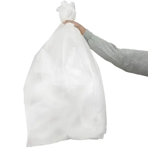 Afvalzakken | Kunststof | Transparant | 90L | 200 Stuks | 737x457(h)mm