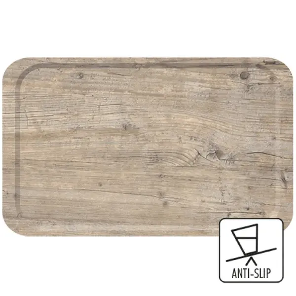 Dienblad | Laminaat | Houtlook | 1/1 GN | Antislip | Stapelbaar | 530x325mm