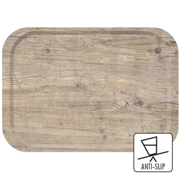 Dienblad | Laminaat | Houtlook | Antislip | Stapelbaar | 375x265mm
