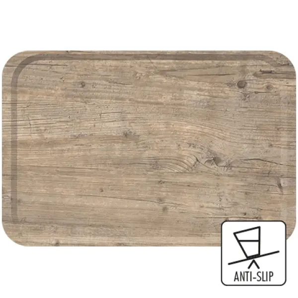 Dienblad | Laminaat | Houtlook | EN600x400 | Antislip | Stapelbaar | 600x400mm
