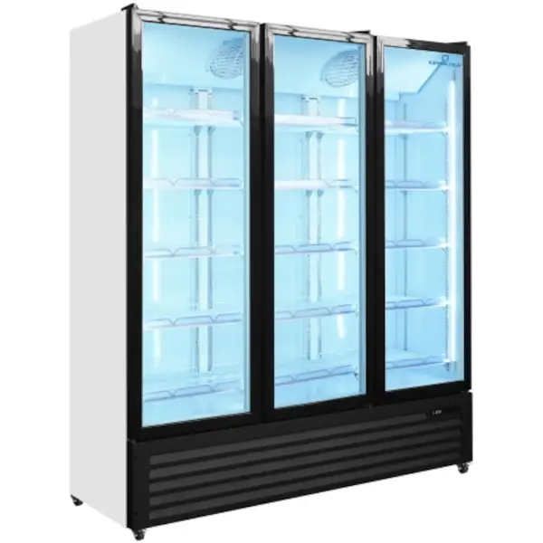 Koelkast | 1200L | Zwart/Wit | 0°C/+10°C | Geforceerd | Draaideuren | Wielen (Geremd) | 1680x590x1995(h)mm