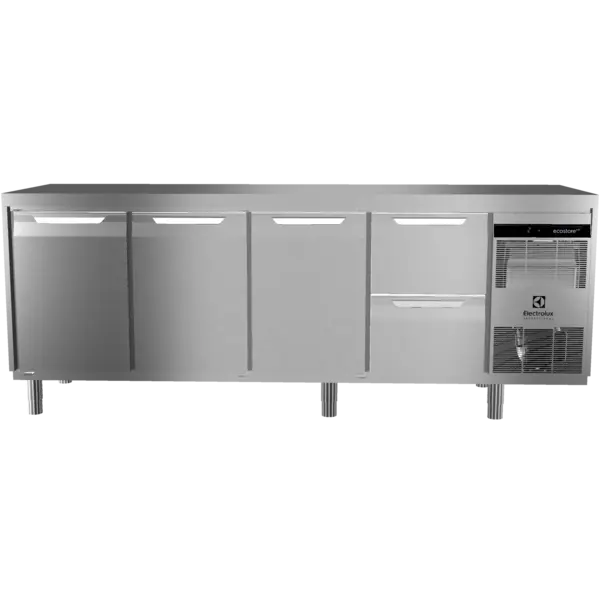 Koelwerkbank | ecostore HP Premium | 590L | 3 Deuren + 2 Laden (1/1 GN) | -2°C/+10°C | Geforceerd | 2253x700x900(h)mm