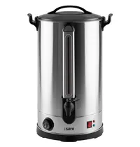 Saro Verwarmde Drankendispenser | ANCONA | RVS | 27L | 30°C/110°C | 2.5kW (230V) | Enkelwandig | Ø300x550(h)mm
