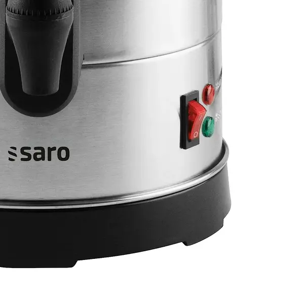Verwarmde Drankendispenser | ANCONA | RVS | 5.9L | 30°C/110°C | 1.6kW (230V) | Dubbelwandig | Ø205x365(h)mm